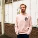 BOS FOOD Crewneck Pullover Kaviar, Farbe Soft Rose, Größe S , 1 St