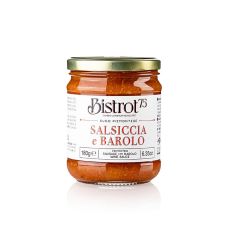 TARTUFLANGHE - Bistro 75 - Sugo Salsiccia e Barolo - Sauce mit Wurst & Wein, 180 g