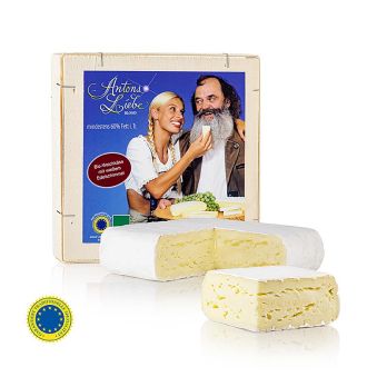 Antons Liebe WEIß, Weichkäse, ganzer Laib, BIO, ca.750 g