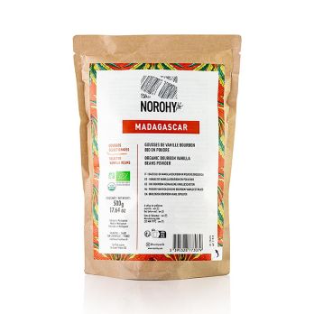 Norohy - Vanilleschotenpulver aus Madagaskar, BIO, 500 g
