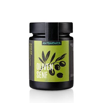 Antoniewicz - Olivensenf, mittelscharfer Senf mit kandierten Oliven, 180 ml
