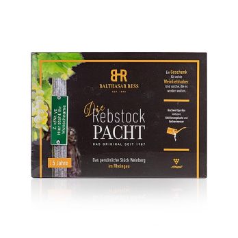 Rebstockpacht Rheingau in der Box, 5 Jahre Laufzeit, Balthasar Ress, 1 St