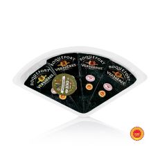 Roquefort AOP Vernières, Blauschimmelkäse, Portionsgröße, 100 g, 4 x 25g