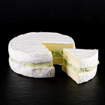 Mini-Brie mit frischem Bärlauch, Käsezubereitung, 150 g