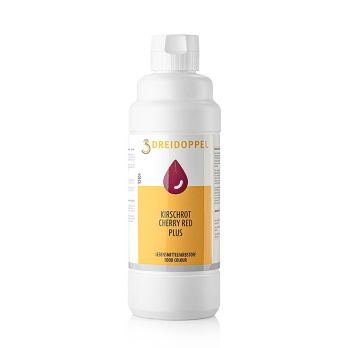 Lebensmittelfarbe Kirschrot Plus, flüssig, Dreidoppel, No.924, 1 kg