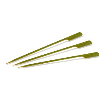 Bambus-Spieße, mit Blattende, 18cm, 250 St