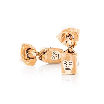Trüffelpralinen - Dolce d´Alba, weiße Schokolade, ca. 14g, weiß, 1 kg