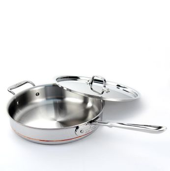 All-Clad Sauteuse, mit Kupferkern & Deckel - Induktion, ø 27cm, 2,8 L, 1 St