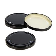 Deckel, schwarz, für Rundglas, 82mm, 1062 ml, 1 St
