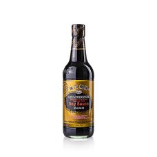 Soja-Sauce - Shoyu, Pearl River Bridge, dunkel, mit Pilzen, China, 500 ml