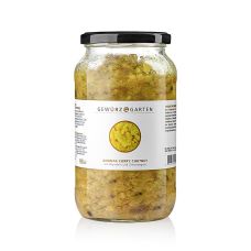 Gewürzgarten Ananas Curry Chutney, mit Mandeln, Holunderblüte und Zitronengras, 900 ml
