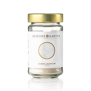 Gewürzgarten Gummi Arabicum-Pulver, als Gelier- und Oberflächenbehandlungsmittel, 110 g