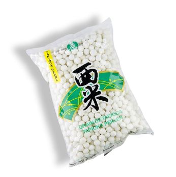 Tapiokaperlen, weiß, ø ca. 7mm, 400 g