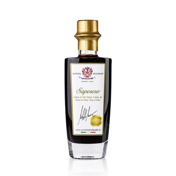 Balsamico Condiment Saporoso Riserva, 8 Jahre, Eichen- & Akazienholz, Malpighi, 200 ml