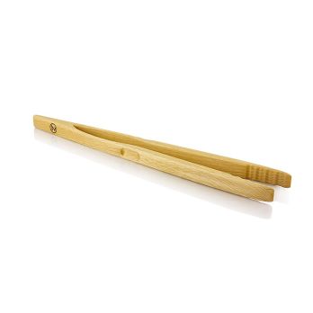 Grillzange, 46cm, aus Buchenholz, 1 St