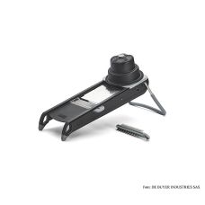 deBUYER Mandoline Swing Plus (1 horiz.& 1 Julienne) schwarz (4-10mm), 1 St