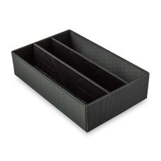 Weinpräsentkarton, schwarz, für 3 Flaschen à 0,75 l, 1 St