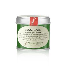 Tellicherry-Pfeffer, schwarzer Pfeffer, ganz, Altes Gewürzamt, 90 g