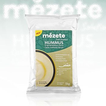 Hummus Classic, Kichererbsenpüree mit Sesampaste, Mézete, 1 kg