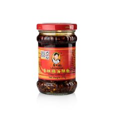 Crispy Chili Oil - Chili in Öl mit knusprigen Zwiebeln, Lao Gan Ma, 210 g
