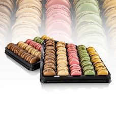 Macarons Mischung, gefüllt, Ø 3,5cm, 5 Sorten, 70 Stück á 12g, TK, 840 g