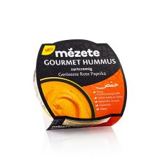 Gourmet Hummus mit gerösteter Roter Paprika, Kichererbsenpüree, Mézete, 215 g
