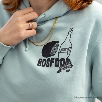 BOS FOOD Hoodie Trüffel, Farbe Salbei, Größe 3XL, 1 St
