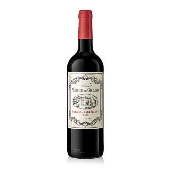 2023er Bordeaux Superieur, trocken, 14 % vol., Chateau Terre de Grand , 750 ml