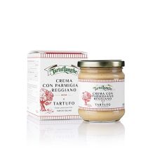 TARTUFLANGHE Crema con Parmigiano Reggiano, Parmesan Sauce mit Sommertrüffel, 180 g