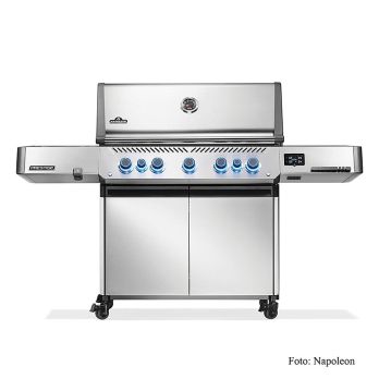 Gasgrill Prestige 665 RSIB , Edelstahl, Infrarot+ 7 Brenner, WIFI, Napoleon, 1 St