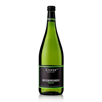 2024er Weißburgunder QW, trocken, 12 % vol., Kiefer, 1 l