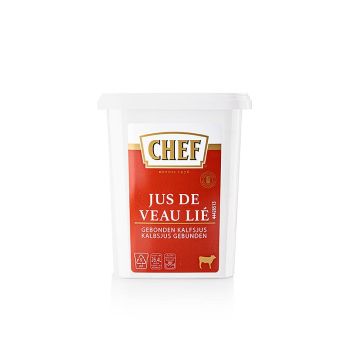 CHEF Kalbsjus gebunden (Fond), Pulver (für ca. 11L), 600 g