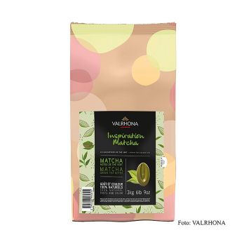 Valrhona Inspiration Matcha, Grüner-Tee-Spezialität mit Kakaobutter, 3 kg