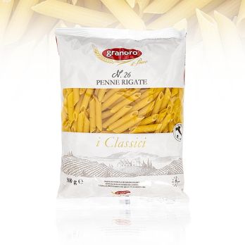 Granoro Penne Rigate, gerippt, 7 (5)mm, No.26, 500 g