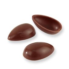 Pralinen-Ei-Halbschalen, Vollmilch, klein, 40x26mm, Läderach (Ostern), 588 St