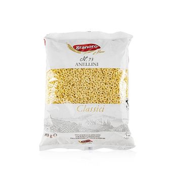 Granoro Anellini, kleine runde Suppennudel, No.73, 500 g
