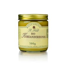 Feldt Koriander-Honig, Karpaten, hell, feincremig, würzig, BIO, 500 g