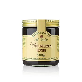 Buchweizen-Honig, dunkel, cremig, sehr kräftig, caramellig, 500 g