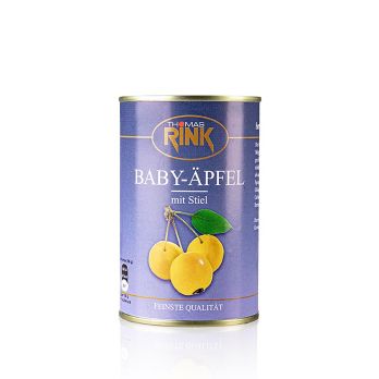 Baby-Äpfel, leicht gezuckert, mit Stiel, 425 g