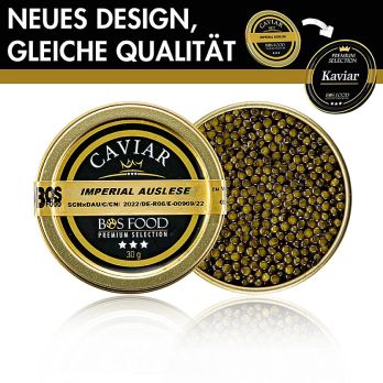 BOS FOOD Premium Selection - Kreuzung Amur x Kaluga Stör (schrenckii x dau), China, 30 g