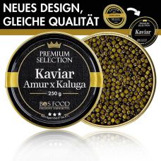 BOS FOOD Premium Selection - Kreuzung Amur x Kaluga Stör (schrenckii x dau), China, 250 g