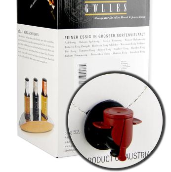 Gölles Weißer Balsam Weinessig 6% Säure, 5l Bag in Box, 5 l