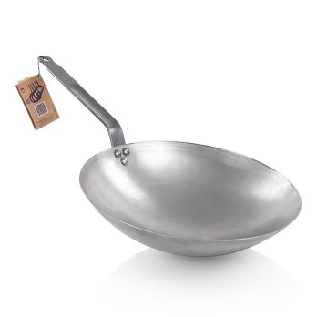 deBUYER Carbone Plus Induktions Wok, Stahl, ø 35,5cm, 9cm hoch, 1 St