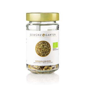 Gewürzgarten Süßholzwurzel, geschnitten, BIO, 60 g