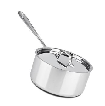 All-Clad Stielkasserolle, mit Deckel - Induktion, ø 20,3cm, 2,8 L, 1 St