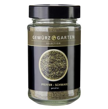 Gewürzgarten Pfeffer, schwarz, gemahlen, 120 g