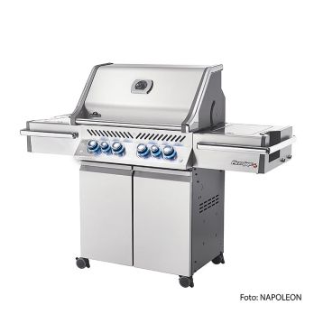 Napoleon Gasgrill Prestige PRO 500, Edelstahl, 2 Infrarot + 4 normal Brenner, 1 St
