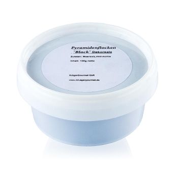 Dekorsalz schwarz in Pyramidenform, Petros, Zypern, 100 g
