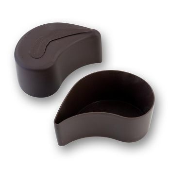 Schokoladen- Form Tropfen Zartbitter, 75x45x35mm, Michel Cluizel, 576 g, 32 St