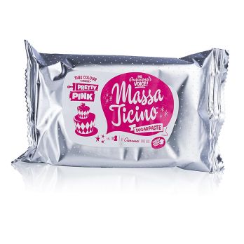 Massa Ticino - Tortengarniermasse, Pretty Pink, Vegan, AZO-Frei, 250 g